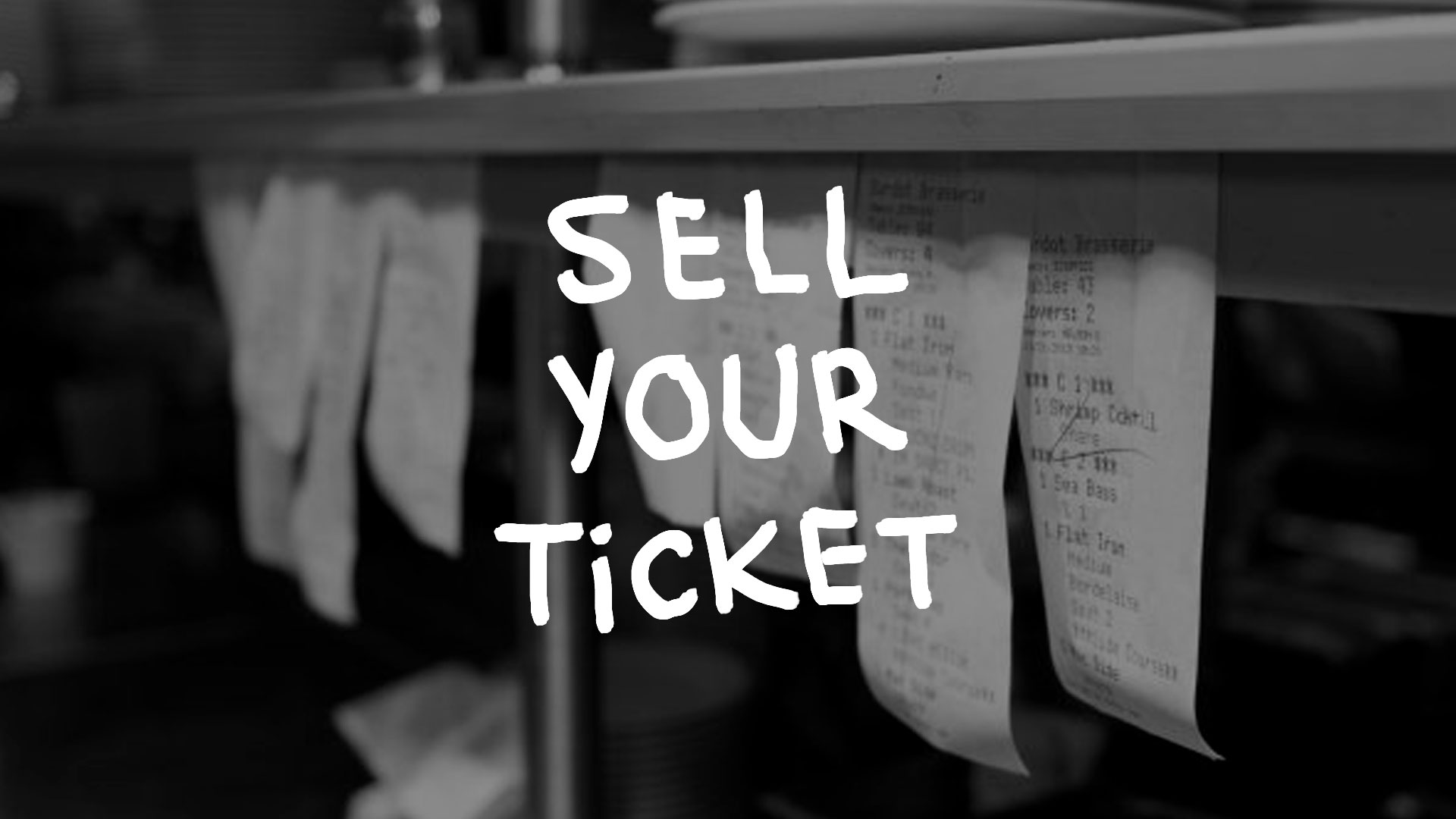 Sell your ticket